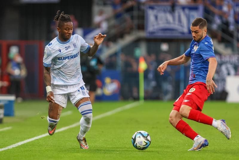 Football. PKO BP Ekstraklasa. Piast Gliwice - Lech Poznan. 22.07.2023