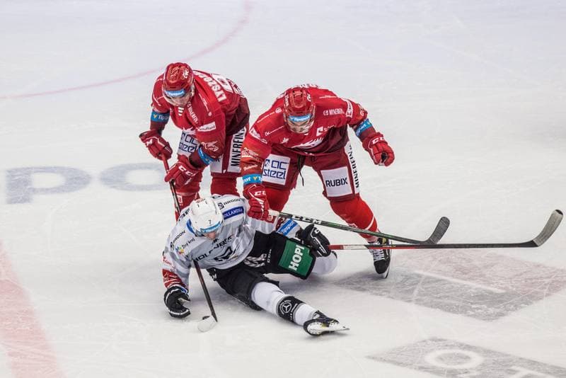 Ice Hockey. Tipsport Extraliga. Ocelari Trinec - Energie Karlovy Vary. 21.02.2022