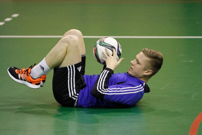 Football. Ruch Chorzow. Training. 07.01.2016