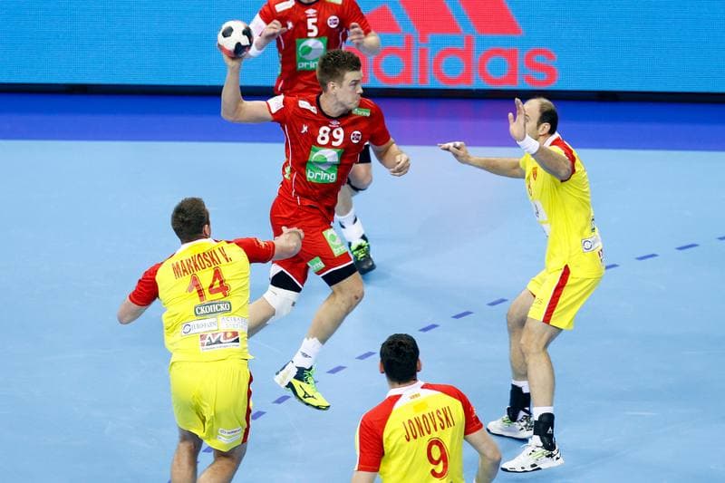 Handball. EHF Euro 2016. Macedonia - Norway. 25.01.2016