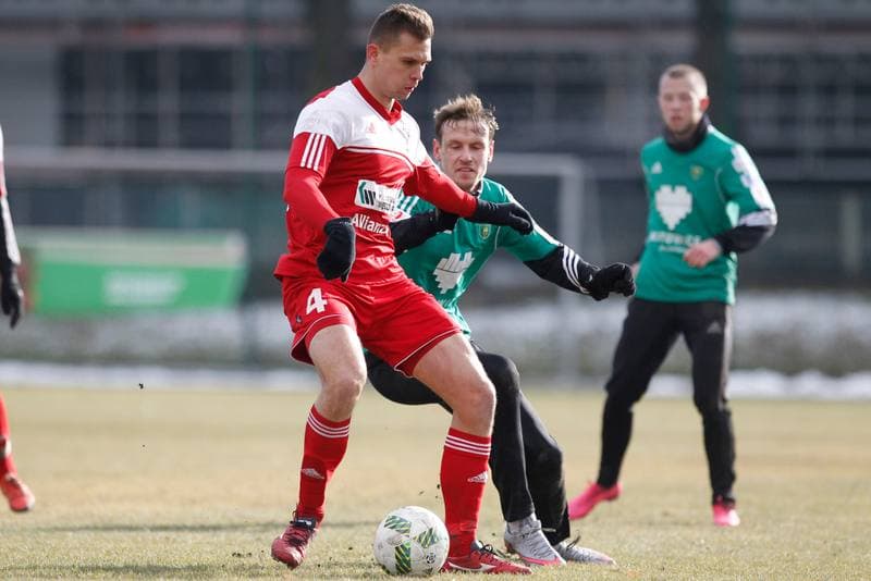 Football. Sparing. Gornik Zabrze - GKS Katowice. 05.02.2016