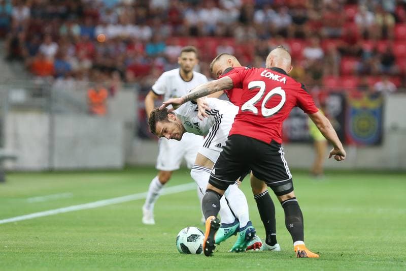 Football. UEFA Champions League. Spartak Trnava - Legia Warsaw. 31.07.2018