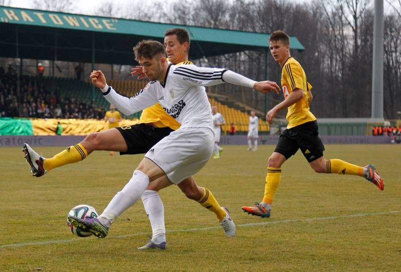 Football. I Liga. GKS Katowice - Arka Gdynia. 06.03.2016