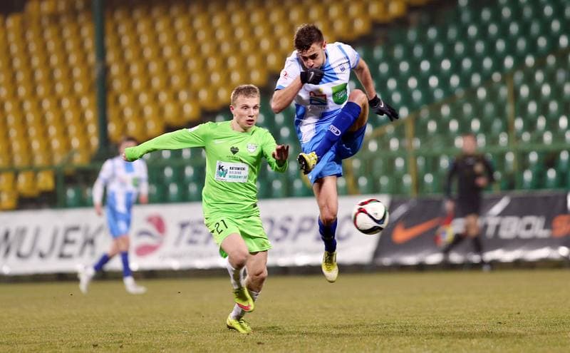 Football. I Liga. Rozwoj Katowice - Stomil Olsztyn. 11.03.2016