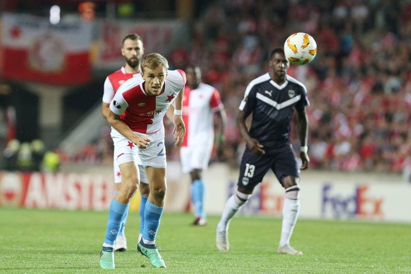 Football. UEFA Europa League. Slavia Prague - Girondins Bordeaux. 20.09.2018