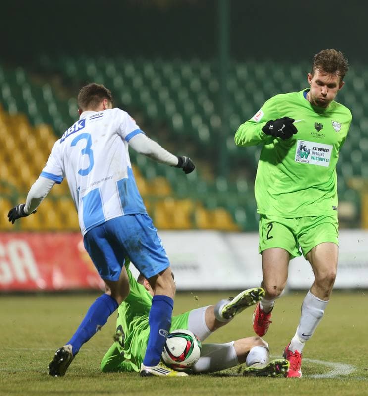 Football. I Liga. Rozwoj Katowice - Stomil Olsztyn. 11.03.2016