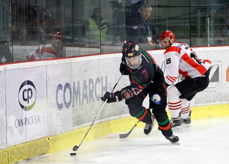 Ice Hockey. Polish Hockey League. Comarch Cracovia - GKS Tychy. 22.03.2016