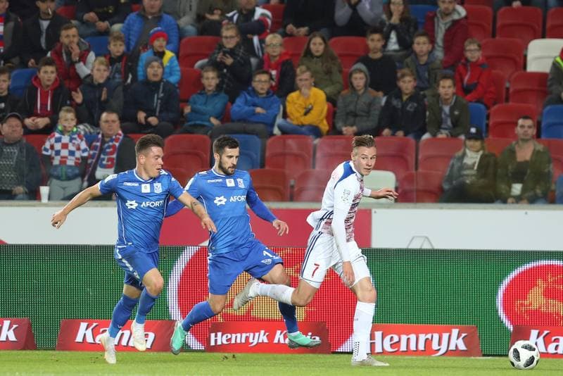 Football. Lotto Ekstraklasa. Gornik Zabrze - Lech Poznan. 05.10.2018
