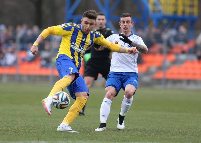 Football. I Liga. MKS Kluczbork - Arka Gdynia. 26.03.2016