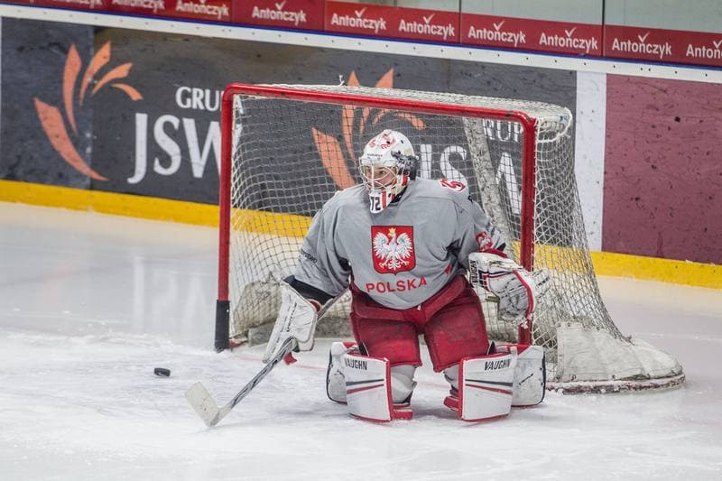 Ice Hockey. Poland national team. Training. 06.04.2022