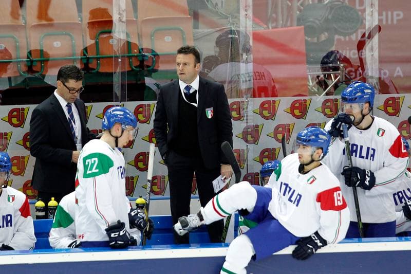 Ice Hockey. World Championship Division 1A. Slovenia - Italy. 24.04.2016
