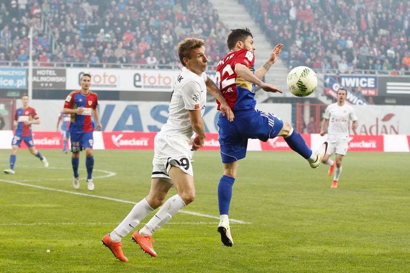 Football. Ekstraklasa. Piast Gliwice - Zaglebie Lubin. 15.05.2016