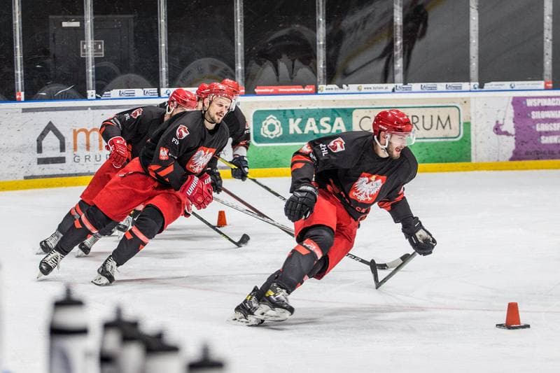 Ice Hockey. Poland national team. Training. 18.04.2022
