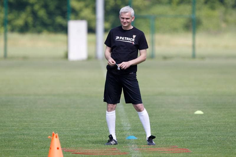 Football. Zaglebie Sosnowiec. Training. 22.06.2016