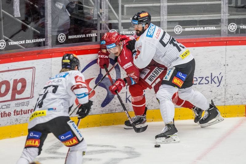 Ice Hockey. Tipsport Extraliga. HC Ocelari Trinec - HC Sparta Praha. 19.04.2022