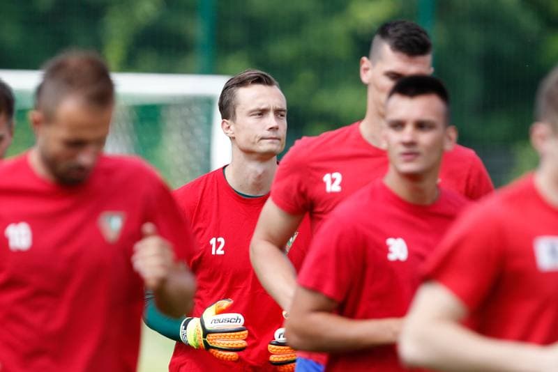 Football. Zaglebie Sosnowiec. Training. 22.06.2016