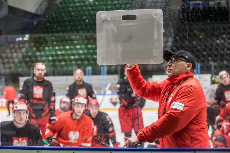 Ice Hockey. Poland national team. Training. 24.04.2022