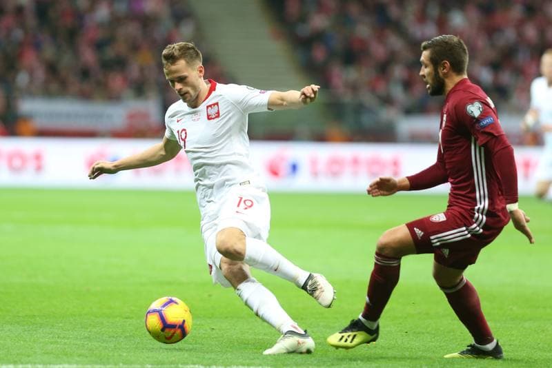 Football. Euro 2020 Qualifiers. Poland - Latvia. 24.03.2019