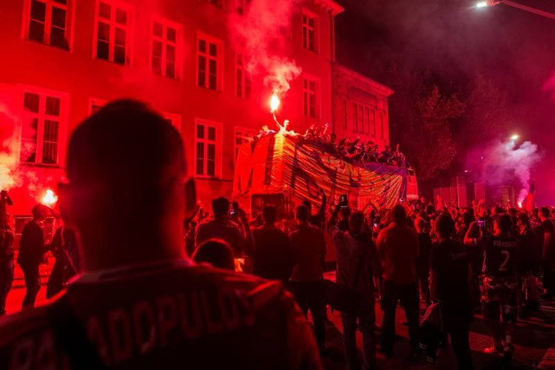 Football. Piast Gliwice. Celebration. 19.05.2019