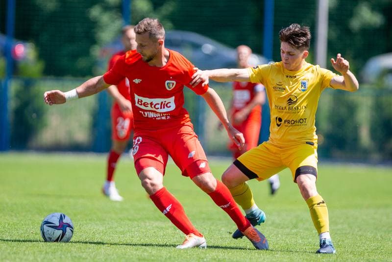 Football. Sparing. Kuznia Ustron - Piast Gliwice. 18.06.2022