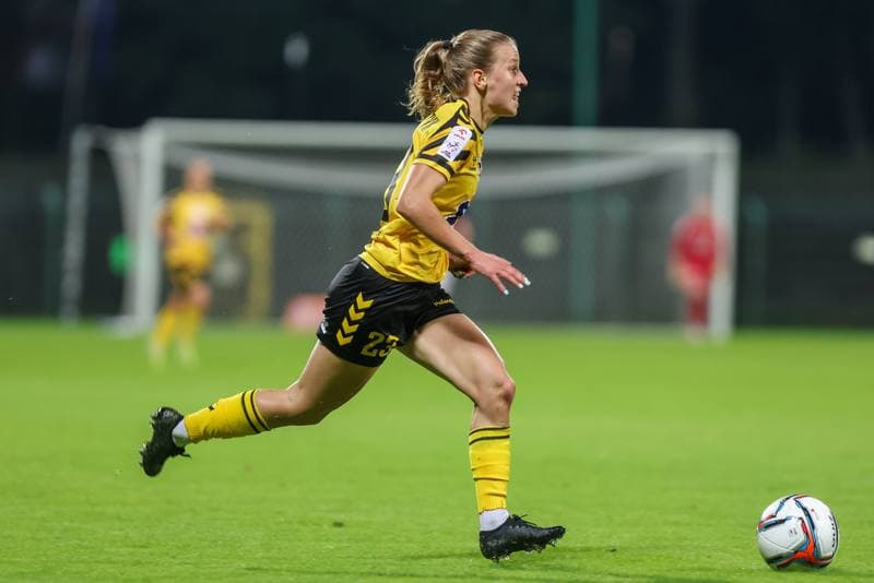 Football. UEFA Women's Champions League. GKS Katowice - RSC Anderlecht. 06.09.2023