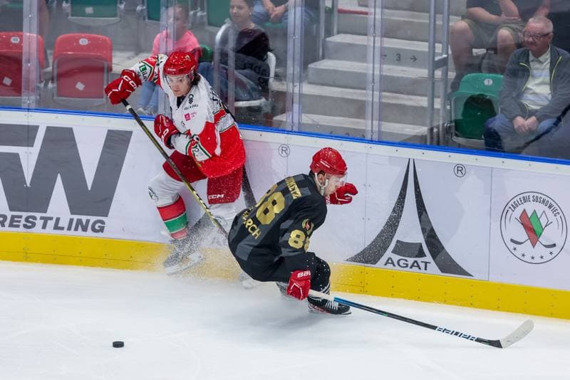 Ice Hockey. Tauron Hokej Liga. Zaglebie Sosnowiec - Comarch Cracovia. 10.09.2023
