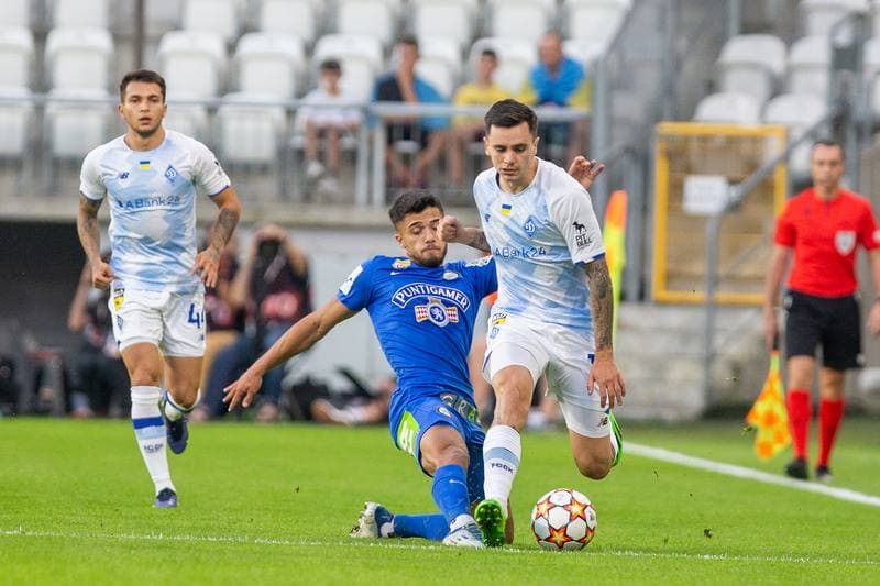 Football. UEFA Champions League. Dynamo Kyiv - Sturm Graz. 03.08.2022