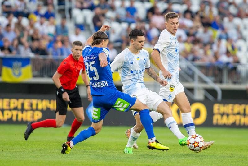Football. UEFA Champions League. Dynamo Kyiv - Sturm Graz. 03.08.2022