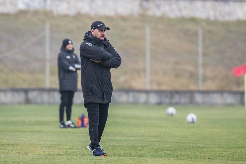 Football. Sparing. Zaglebie Sosnowiec - GKS Tychy. 13.11.2021