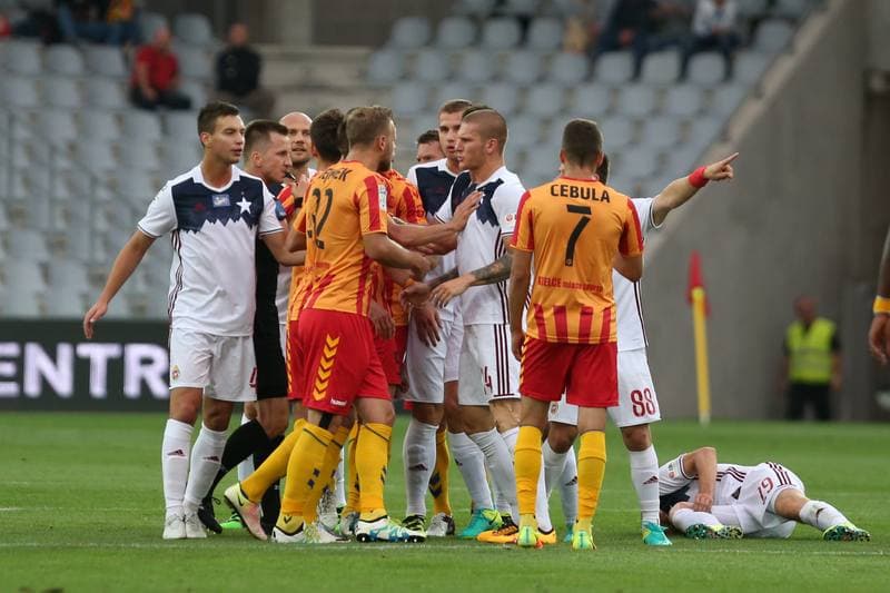 Football. Lotto Ekstraklasa. Korona Kielce - Wisla Krakow. 22.08.2016