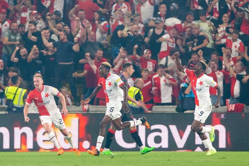 Football. UEFA Conference League. Slavia Prague - Rakow Czestochowa. 25.08.2022