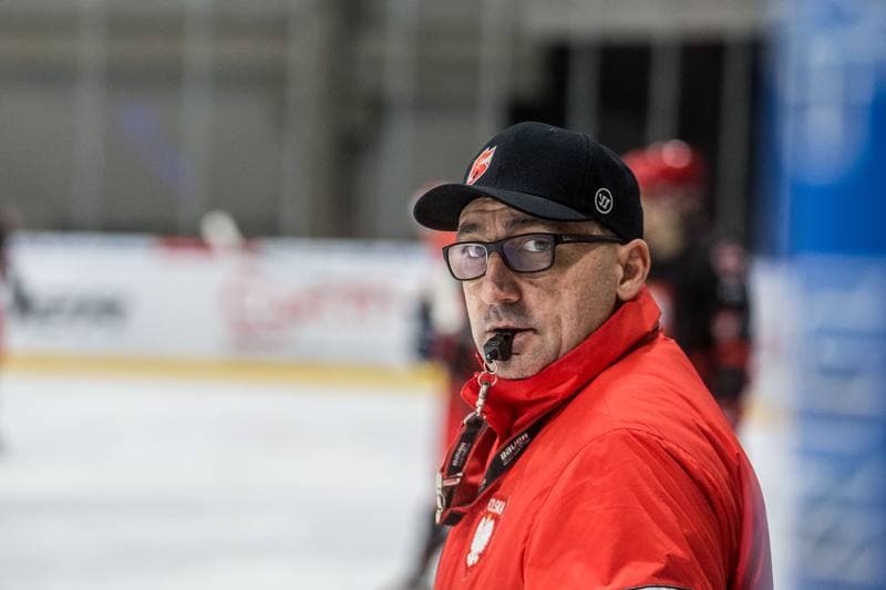 Ice Hockey. Poland national team. Training. 13.12.2021