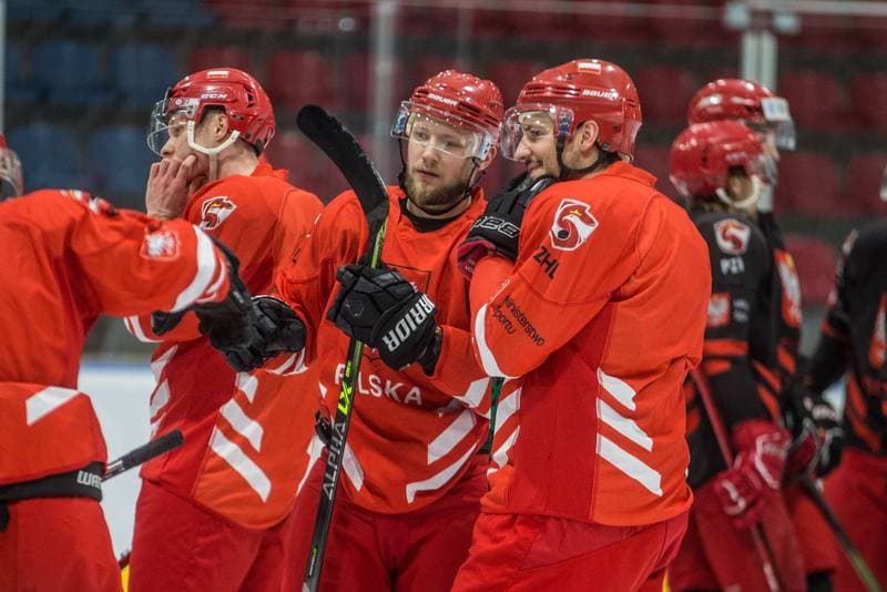 Ice Hockey. Poland national team. Training. 13.12.2021