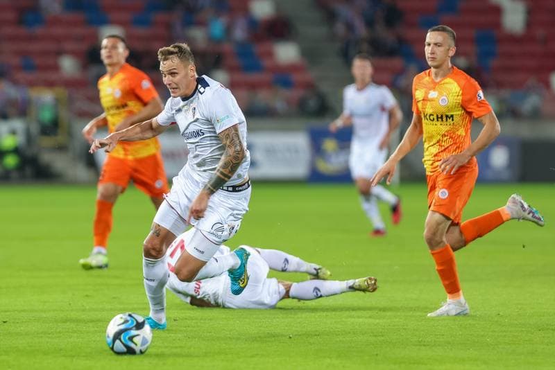 Football. PKO BP Ekstraklasa. Gornik Zabrze - Zaglebie Lubin. 02.10.2023