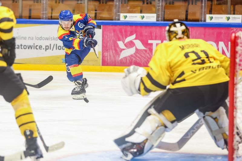 Ice Hockey. Tauron Hokej Liga. GKS Katowice - PZU Podhale Nowy Targ. 06.10.2023