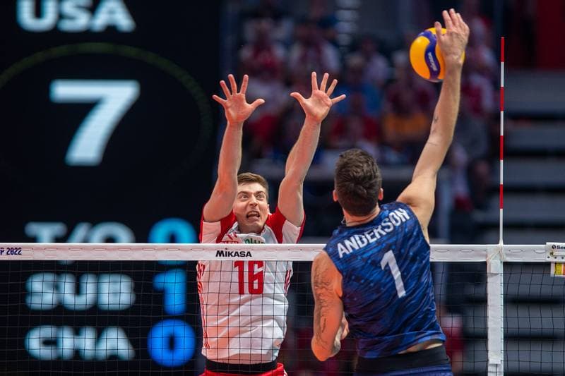 Volleyball. FIVB Men's World Championship. Poland - USA. 08.09.2022