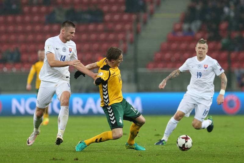 Football. World Cup Qualifiers. Slovakia - Lithuania. 11.11.2016