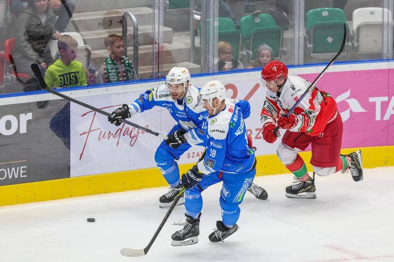 Ice Hockey. Tauron Hokej Liga. Zaglebie Sosnowiec - Re-Plast Unia Oswiecim. 08.10.2023