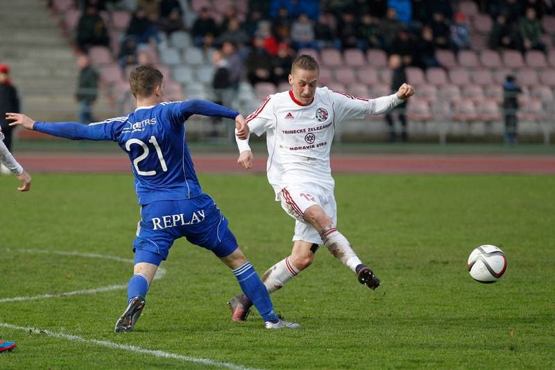 Football. Fortuna Narodni Liga. FK Fotbal Trinec - Banik Ostrava. 19.11.2016