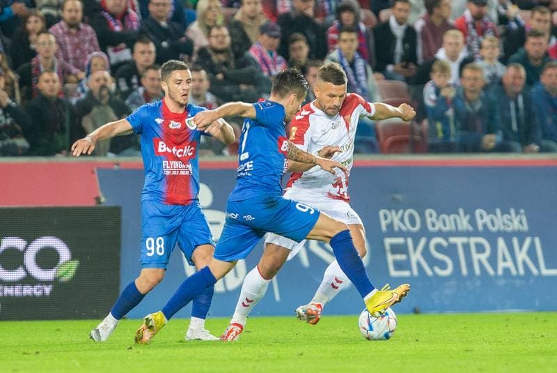 Football. PKO BP Ekstraklasa. Gornik Zabrze - Piast Gliwice. 10.09.2022