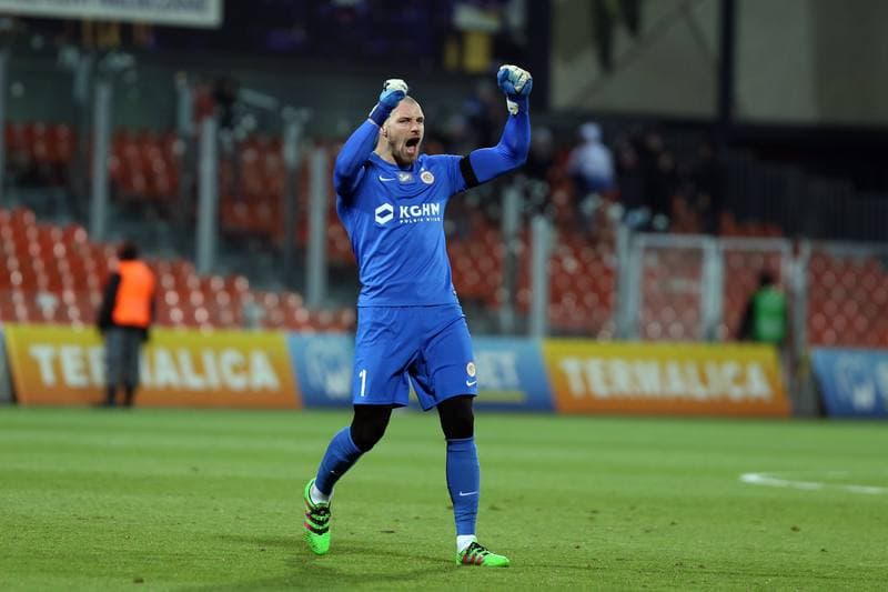 Football. Lotto Ekstraklasa. Bruk-Bet Termalica Nieciecza - Zaglebie Lubin. 02.12.2016