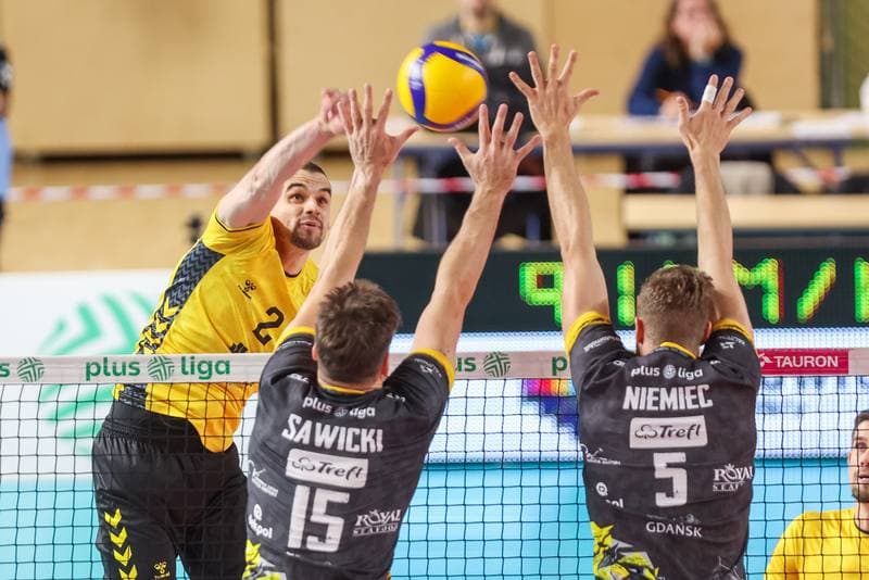 Volleyball. PlusLiga. GKS Katowice - Trefl Gdansk. 22.10.2023