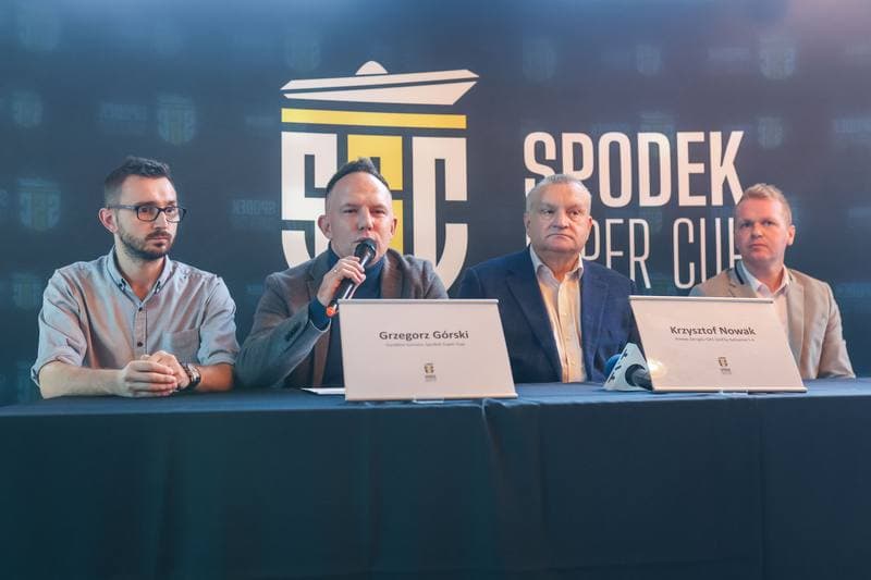 Football. Spodek Super Cup. Press Conference. 24.10.2023