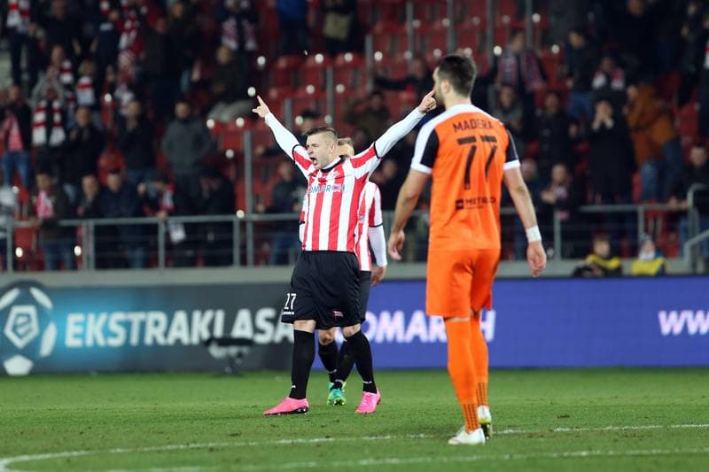 Football. Lotto Ekstraklasa. Cracovia Krakow - Zaglebie Lubin. 13.03.2017