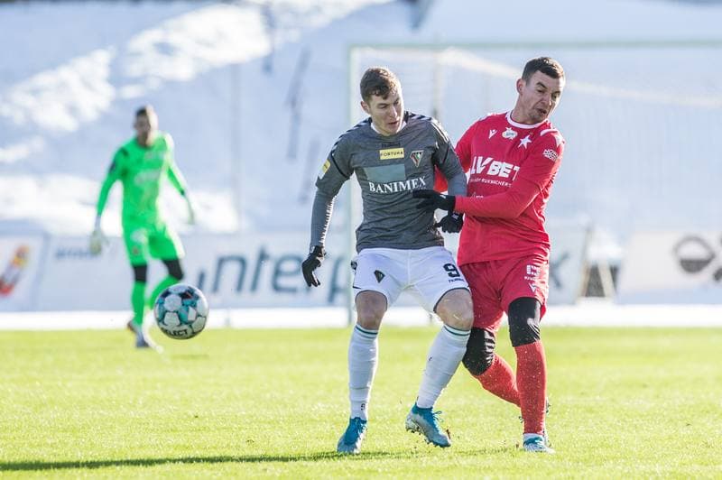 Football. Sparing. Zaglebie Sosnowiec - Wisla Krakow. 20.01.2021