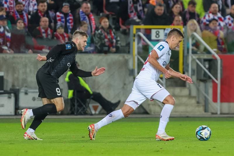 Football. PKO BP Ekstraklasa. Gornik Zabrze - Cracovia Krakow. 06.11.2023