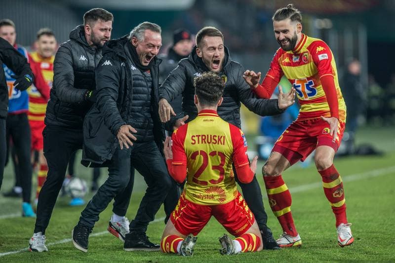 Football. PKO BP Ekstraklasa. Gornik Zabrze - Jagiellonia Bialystok. 14.02.2022