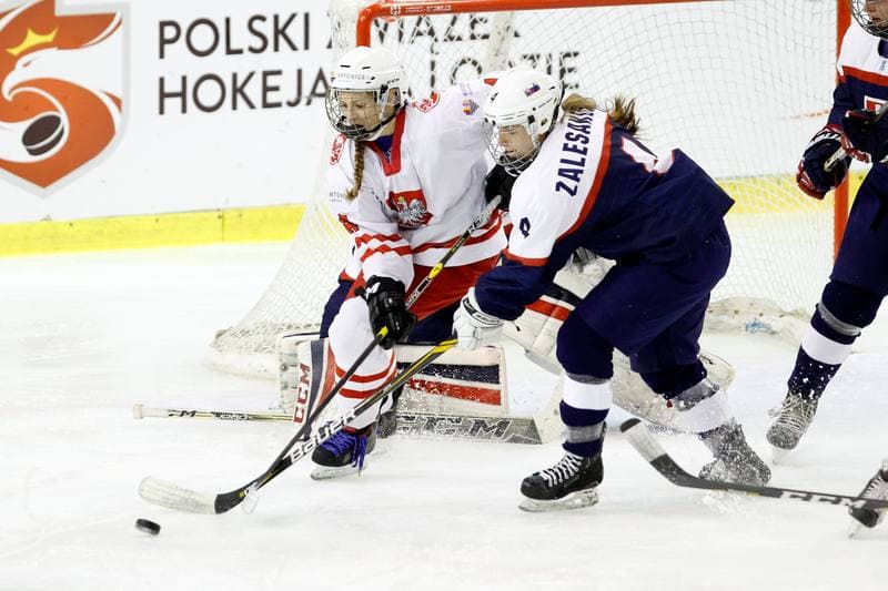 Ice Hockey. Women's World Championship. Poland - Slovakia. 08.04.2017