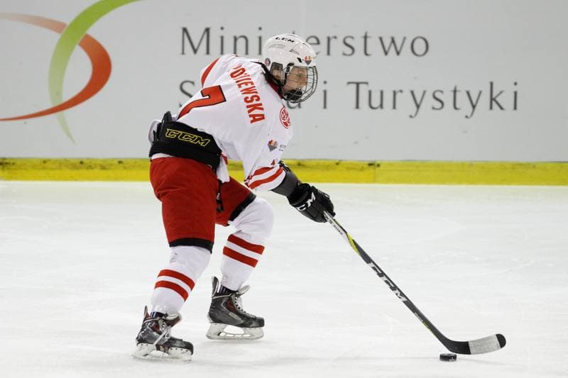 Ice Hockey. Women's World Championship. Poland - Slovakia. 08.04.2017
