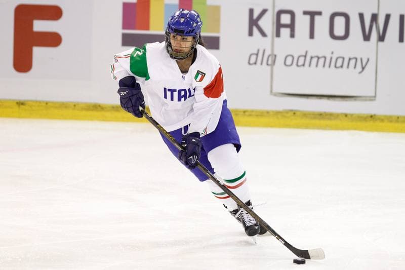 Ice Hockey. Women's World Championship. Slovakia - Italy. 09.04.2017